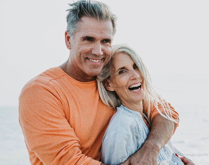 Happy family secured with affordable term life insurance